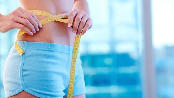 measuring your waist while losing weight
