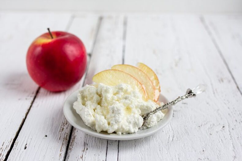cottage cheese with apple for weight loss