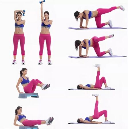 Basic complex of effective exercises